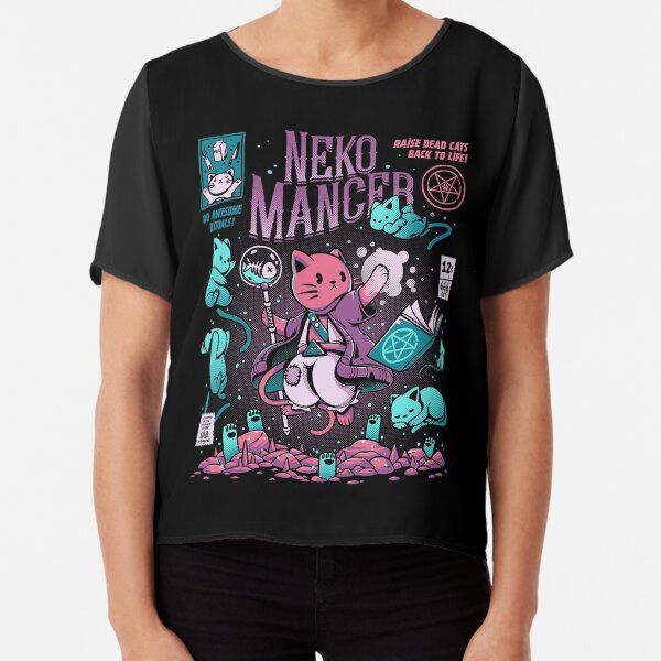 Nekomancer Chiffon Top