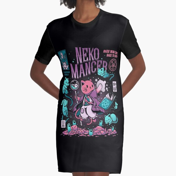 Nekomancer Graphic T-Shirt Dress