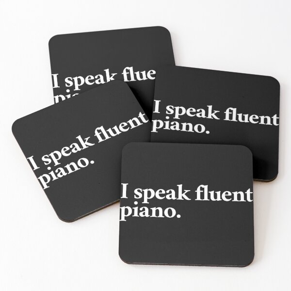 Item preview, I speak fluent piano designed and sold by Statim.