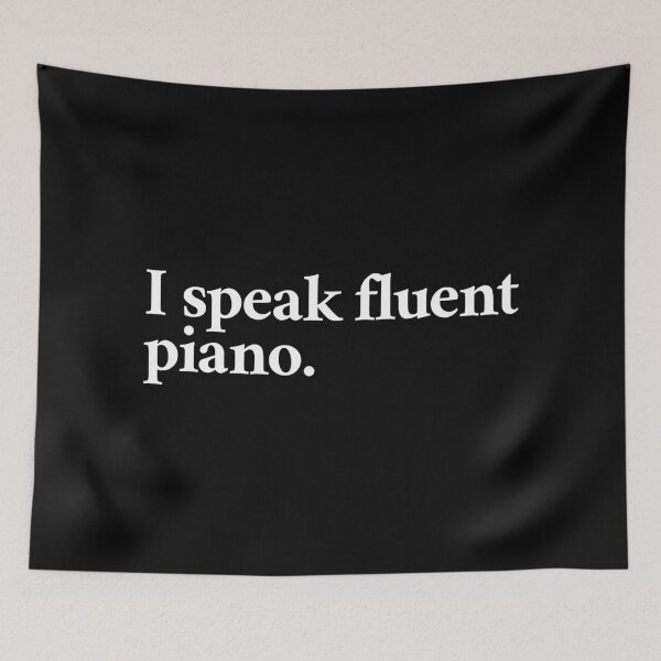 Item preview, I speak fluent piano designed and sold by Statim.