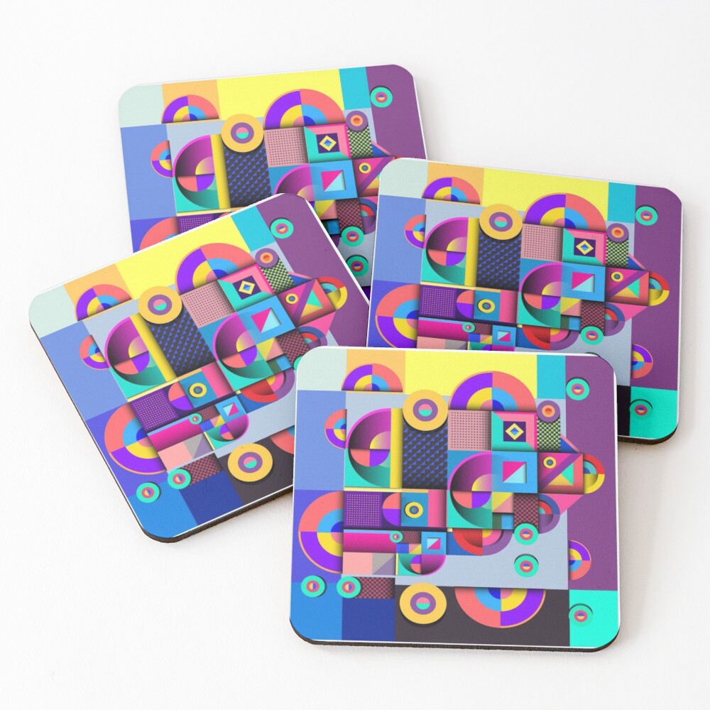 Item preview, Coasters (Set of 4) designed and sold by DopeTops.