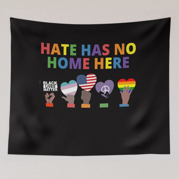 Item preview, LGBT- Hate Has No Home Here, Vote Hand Tee, Equality Symbol Gift designed and sold by Andrea Lina.