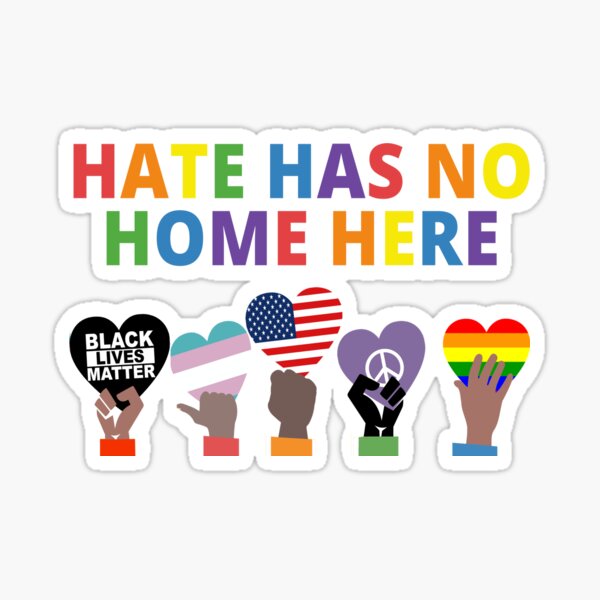 Artikel-Vorschau von LGBT- Hass hat hier kein Zuhause, Abstimmungs-T-Shirt, Gleichheitssymbol-Geschenk, designt und verkauft von Andrea Lina.