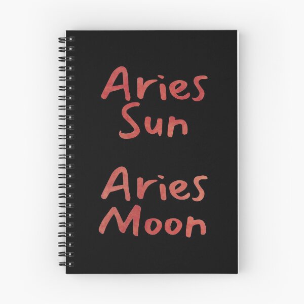 Item preview, Aries Sun Aries Moon Text designed and sold by leomooncreates.