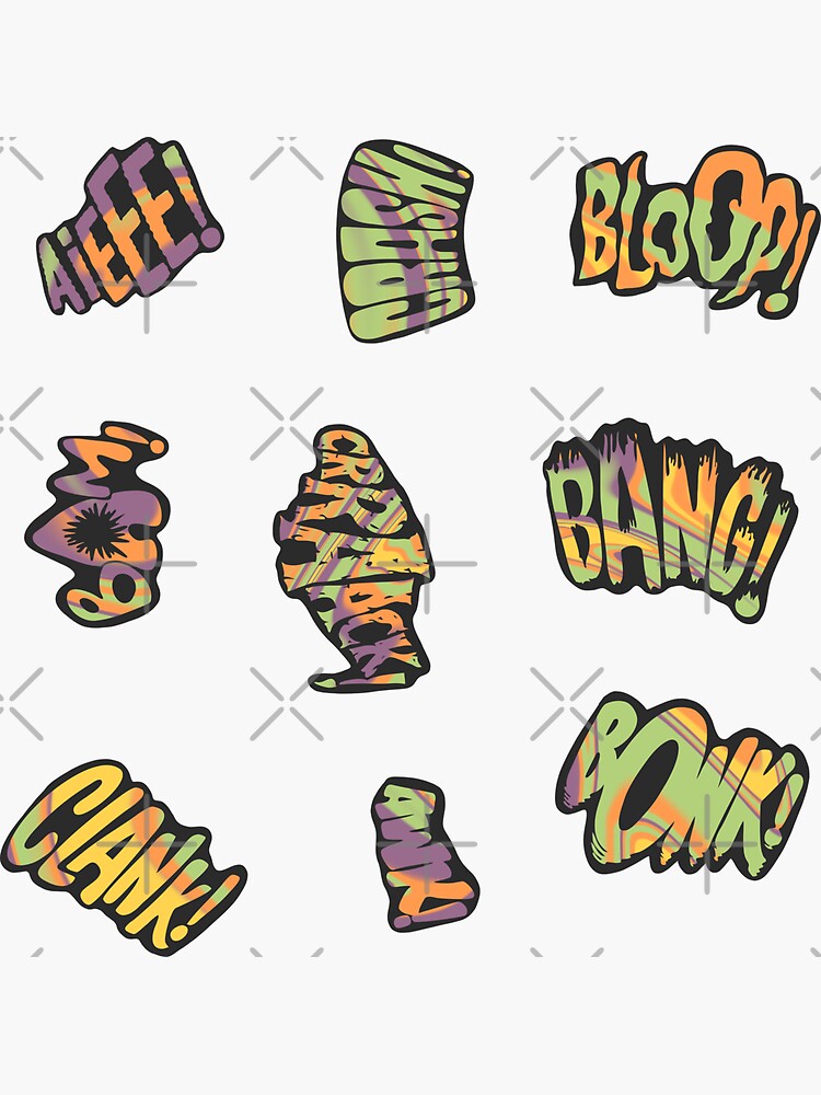 "Halloween Sound Effects Pack" Sticker for Sale by stephwil44 Redbubble