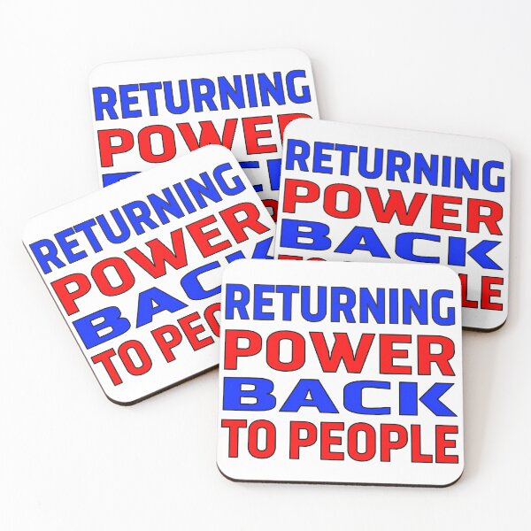 Item preview,  RETURNING POWER BACK TO PEOPLE designed and sold by Ralek.