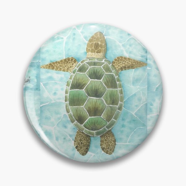 Item preview, Watercolor Art - Sea Turtle Vertical designed and sold by lucyideas.
