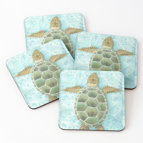 Item preview, Watercolor Art - Sea Turtle Vertical designed and sold by lucyideas.