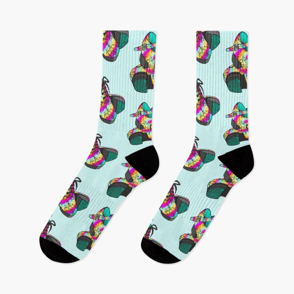 Item preview, Irish Dance Hard Shoes - Rainbow Tie Dye designed and sold by theBlueKazoo.