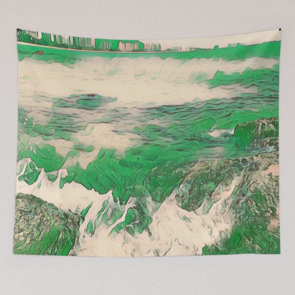 Item preview, Ocean waves with filter . designed and sold by rymreen.
