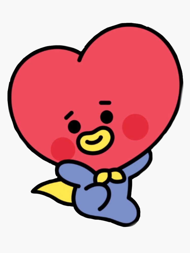 Bt21 Taehyung Sticker Sticker By Aestdestiny Redbubble