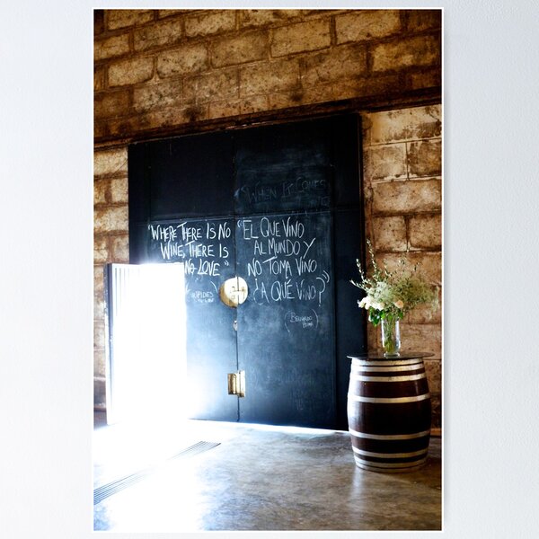 Where there is no wine, there is no love. Poster