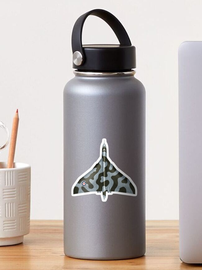 Thumbnail 1 of 3, Sticker, The Vulcan Bomber Blueprint designed and sold by rogue-design.