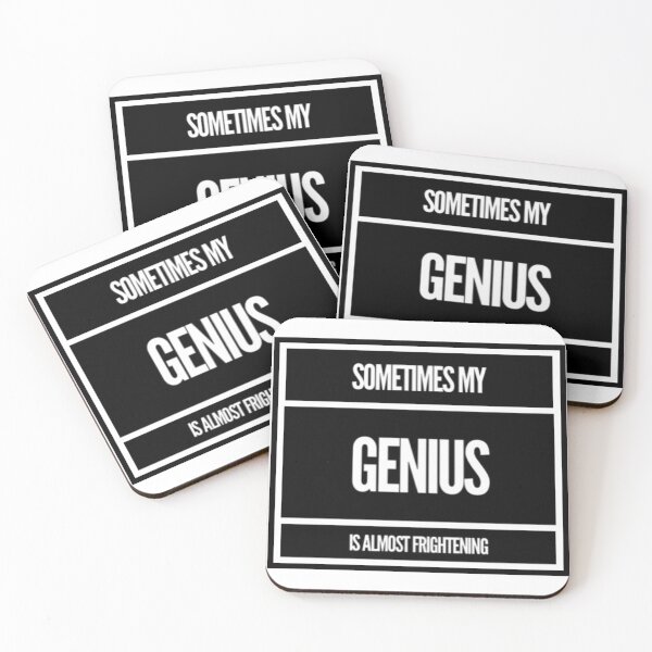 Genius Coasters (Set of 4)