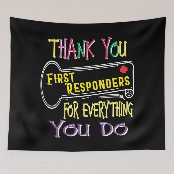 Item preview, Thank You First Responders designed and sold by dhajr.