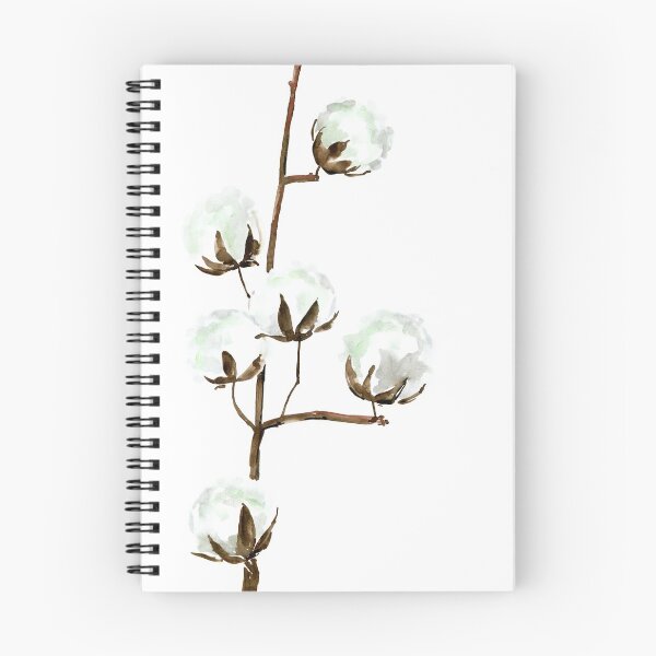 Item preview, Cotton watercolor illustration (1) designed and sold by blursbyai.