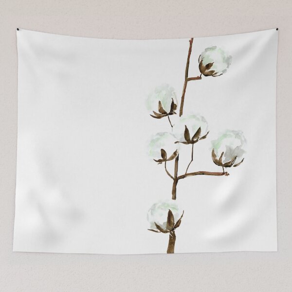 Item preview, Cotton watercolor illustration (1) designed and sold by blursbyai.