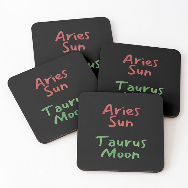Item preview, Aries Sun Taurus Moon Text designed and sold by leomooncreates.