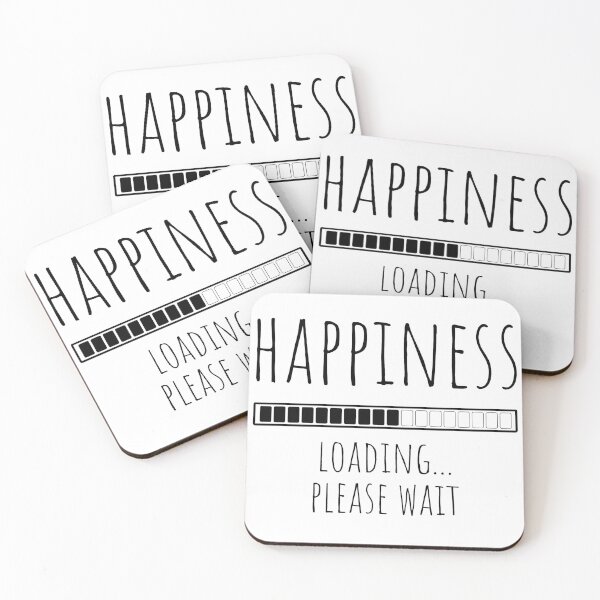 Item preview, HAPPINESS LOADING... PLEASE WAIT designed and sold by RIVEofficial.