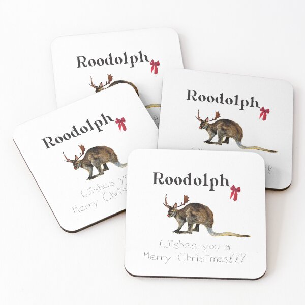 Item preview, Roodolph the red nosed Roo! Merry Christmas! designed and sold by sharasaur.