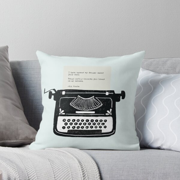 Item preview, Retro Typewriter With Yeats Quote for Writers, Poets, Dreamers designed and sold by SharksOnShore.
