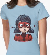 Ladybug Meets Ladybug Women's Fitted T-Shirt