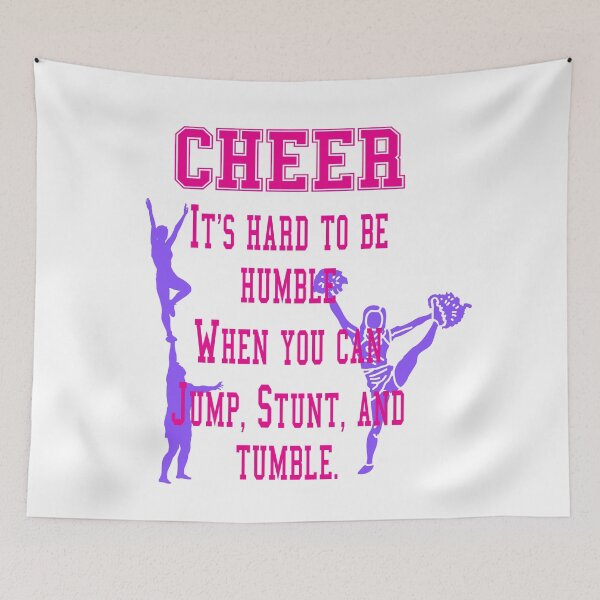 Item preview, Cheer It's Hard To Be Humble Cheerleader designed and sold by Mary Riley.