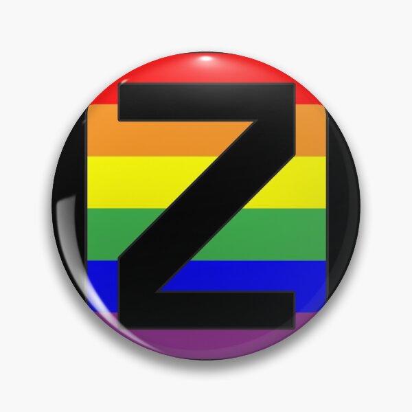 Item preview, Letter "Z" LGBT Gay Pride Rainbow Flag font designed and sold by 65 MCMLXV.