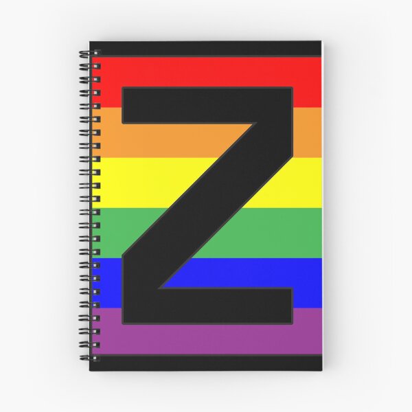 Item preview, Letter "Z" LGBT Gay Pride Rainbow Flag font designed and sold by 65 MCMLXV.