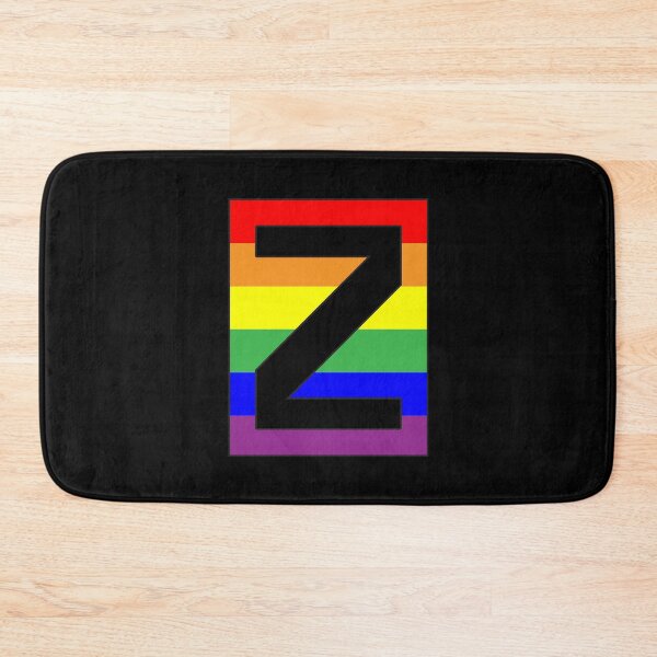 Item preview, Letter "Z" LGBT Gay Pride Rainbow Flag font designed and sold by 65 MCMLXV.
