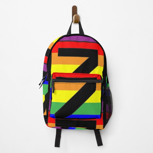 Item preview, Letter "Z" LGBT Gay Pride Rainbow Flag font designed and sold by 65 MCMLXV.