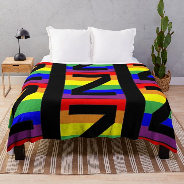 Item preview, Letter "Z" LGBT Gay Pride Rainbow Flag font designed and sold by 65 MCMLXV.