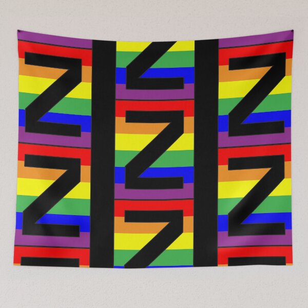 Item preview, Letter "Z" LGBT Gay Pride Rainbow Flag font designed and sold by 65 MCMLXV.