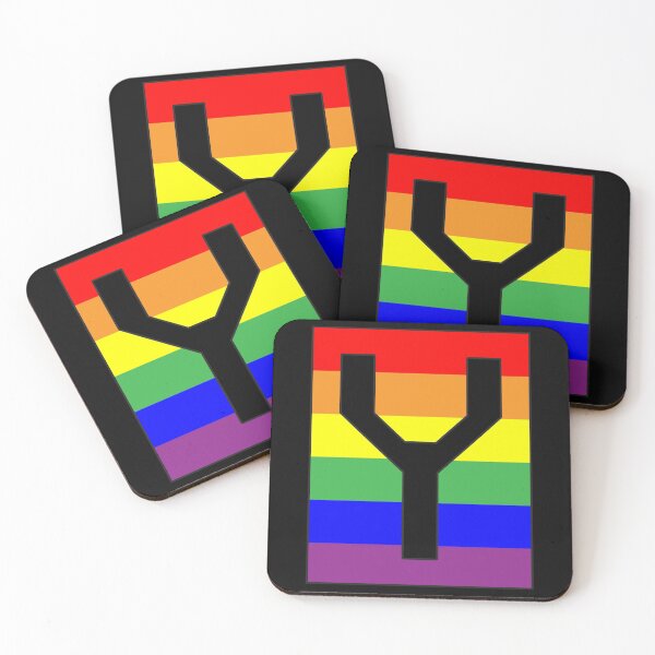 Item preview, Letter "Y" LGBT Gay Pride Rainbow Flag font designed and sold by 65 MCMLXV.