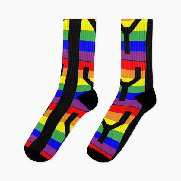 Item preview, Letter "Y" LGBT Gay Pride Rainbow Flag font designed and sold by 65 MCMLXV.