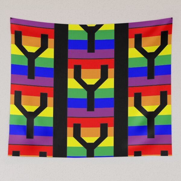 Item preview, Letter "Y" LGBT Gay Pride Rainbow Flag font designed and sold by 65 MCMLXV.