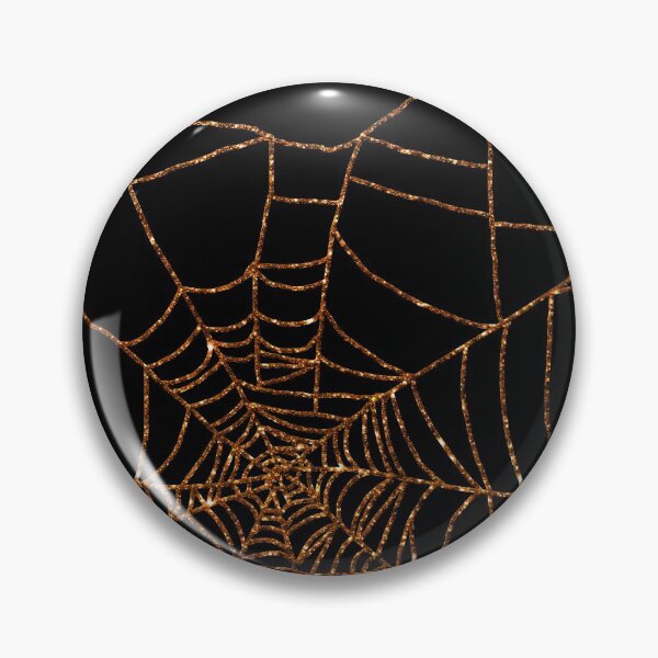 Item preview, Orange glitter Burlesque glitter horror spider web - Halloween designed and sold by Xarah.