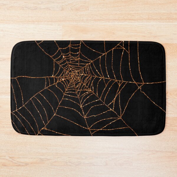 Item preview, Orange glitter Burlesque glitter horror spider web - Halloween designed and sold by Xarah.
