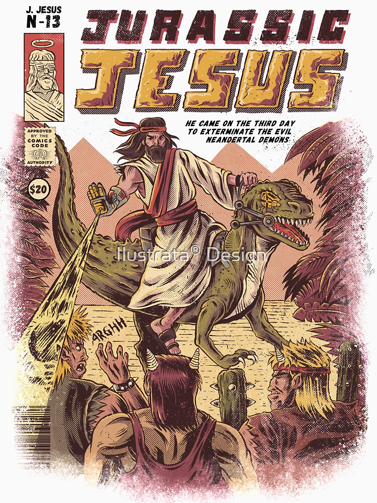 JURASSIC JESUS by ilustrata