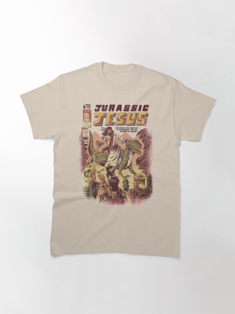 Alternate view of JURASSIC JESUS Classic T-Shirt