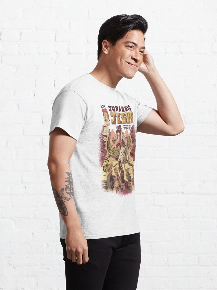 Alternate view of JURASSIC JESUS Classic T-Shirt