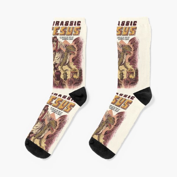 JURASSIC JESUS Socks