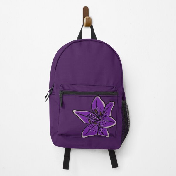 Item preview, Purple passion tiger lily designed and sold by Littlecodyart.