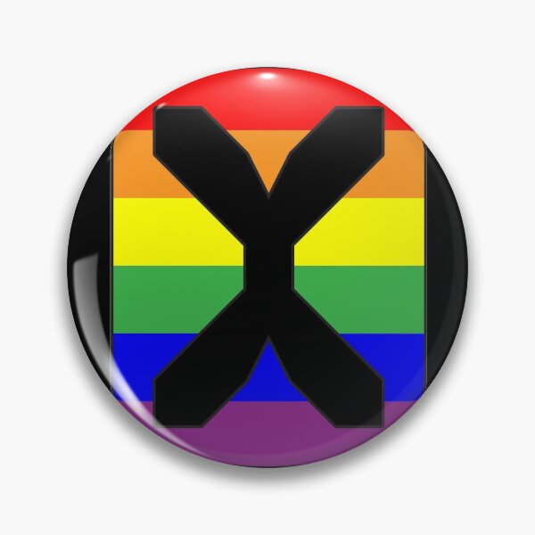 Item preview, Letter "X" LGBT Gay Pride Rainbow Flag font designed and sold by 65 MCMLXV.