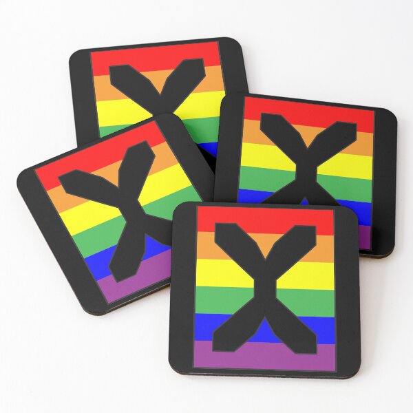 Item preview, Letter "X" LGBT Gay Pride Rainbow Flag font designed and sold by 65 MCMLXV.