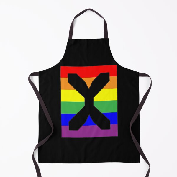 Item preview, Letter "X" LGBT Gay Pride Rainbow Flag font designed and sold by 65 MCMLXV.