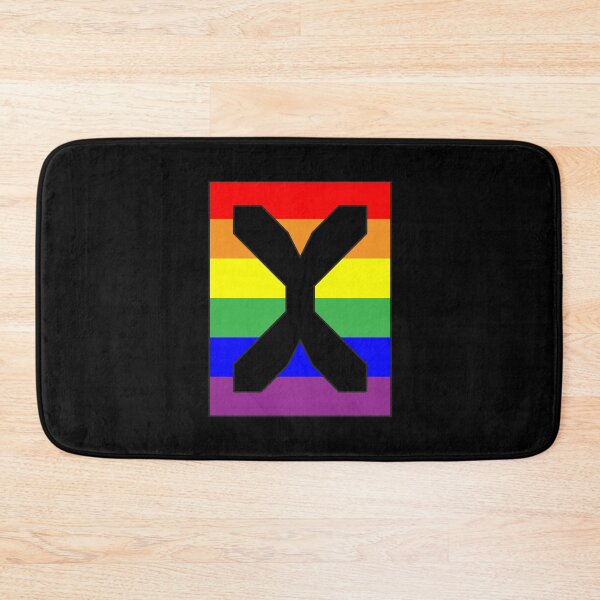 Item preview, Letter "X" LGBT Gay Pride Rainbow Flag font designed and sold by 65 MCMLXV.