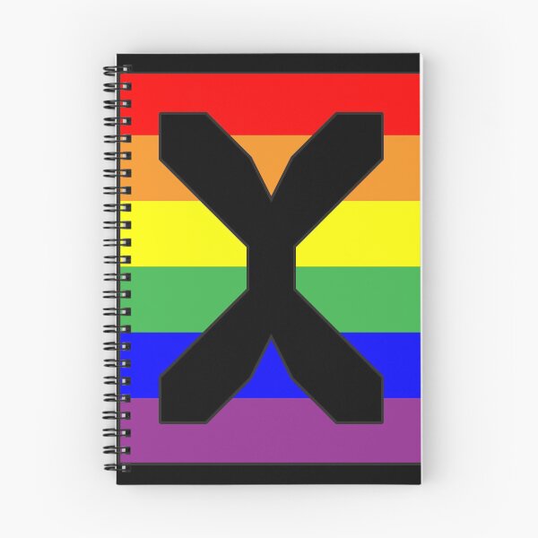 Item preview, Letter "X" LGBT Gay Pride Rainbow Flag font designed and sold by 65 MCMLXV.