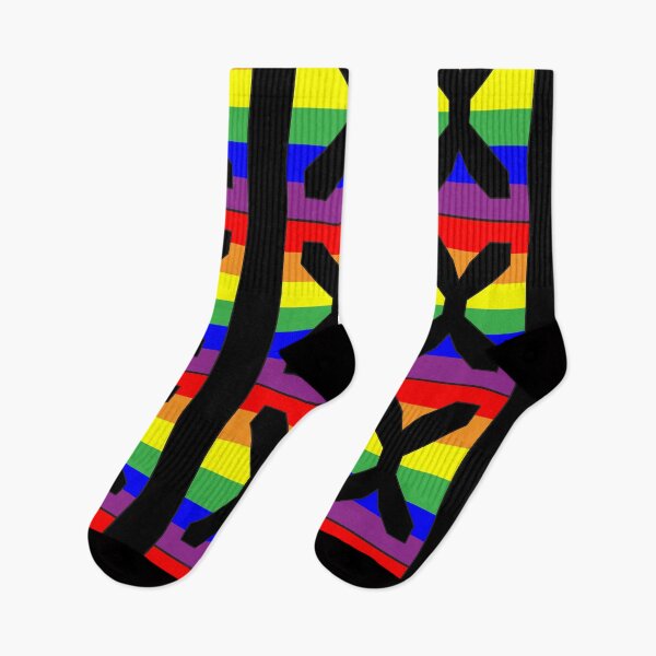 Item preview, Letter "X" LGBT Gay Pride Rainbow Flag font designed and sold by 65 MCMLXV.