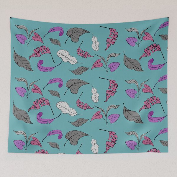 Item preview, Floral Dash blue designed and sold by interior code.